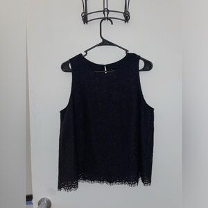 Banana republic blouse lace style size M